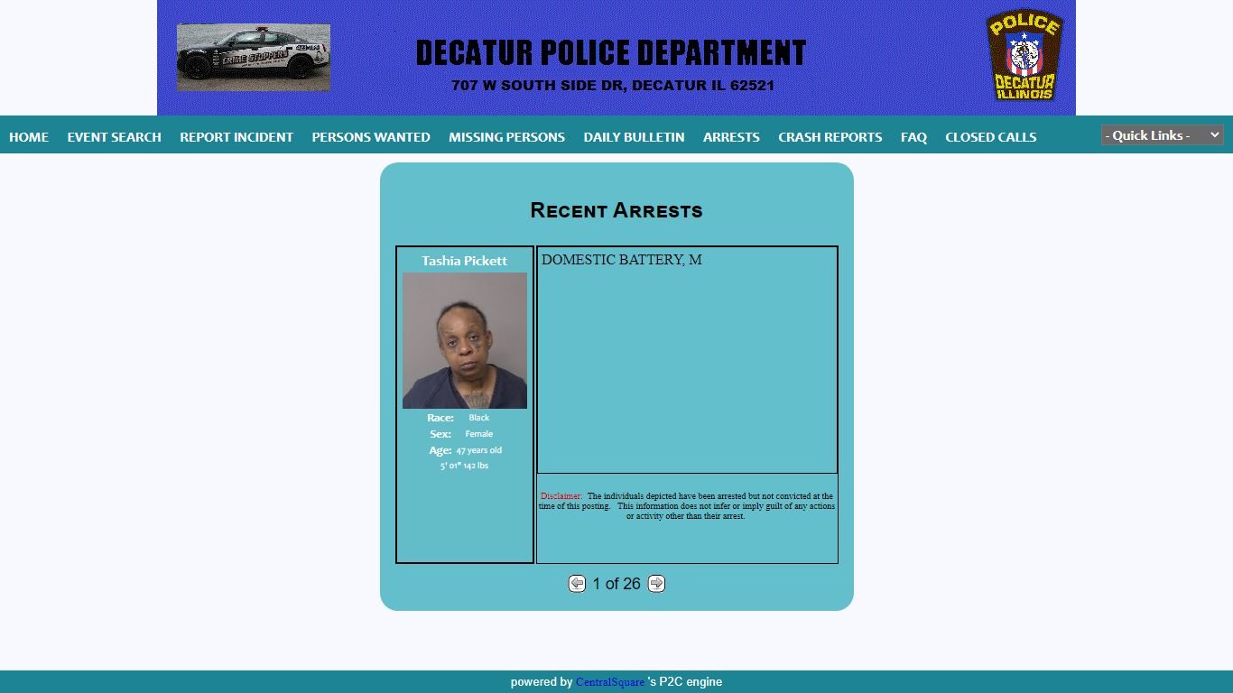 Decatur Police Department P2C